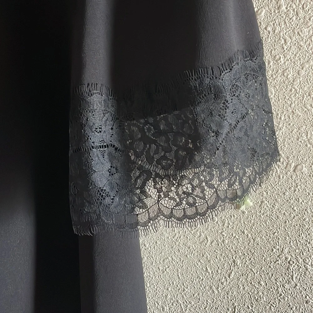 Mossimo Supply Co. black lace bell sleeve dress xs - Picture 3 of 5